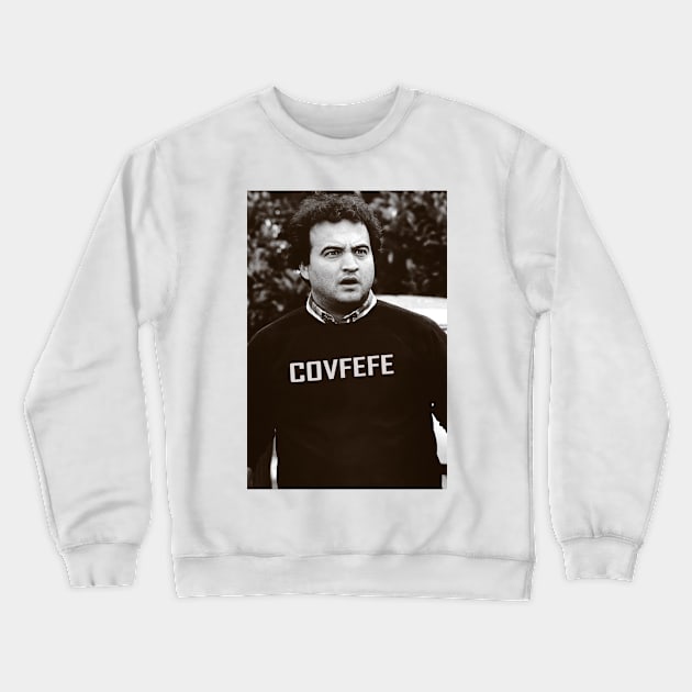 Covfefe House Crewneck Sweatshirt by YourAnalogBuddy